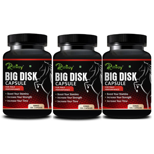 Riffway Big Disk (15 Capsules, Pack of 3)