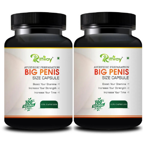 Riffway Big Penis Size (15 Capsules, Pack of 2)