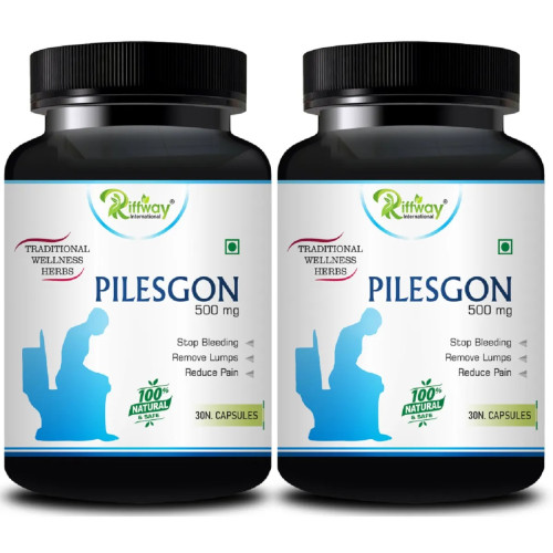 Riffway Pilesgon (30 Capsules, Pack of 2)