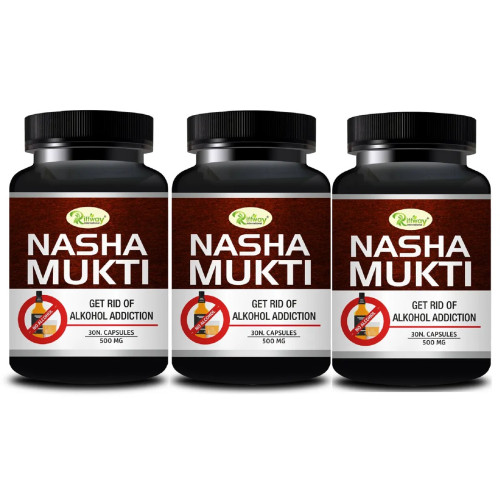 Riffway Nasha Mukti For Alkohol Addiction (30 Capsules, Pack of 3)