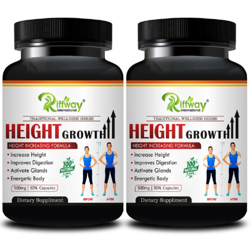 Riffway Height Growth (30 Capsules, Pack of 2)