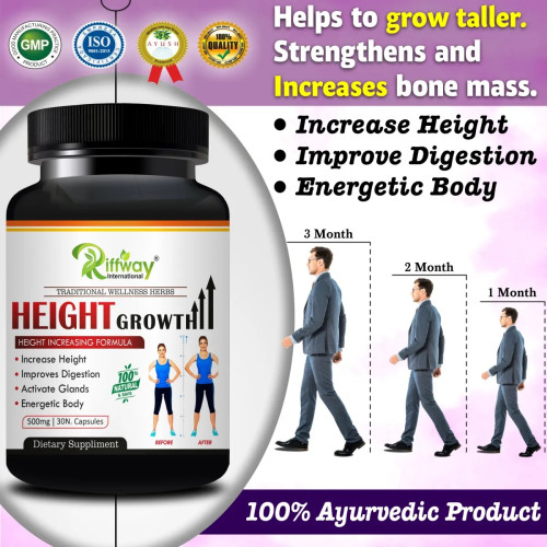 Riffway Height Growth (30 Capsules, Pack of 2)