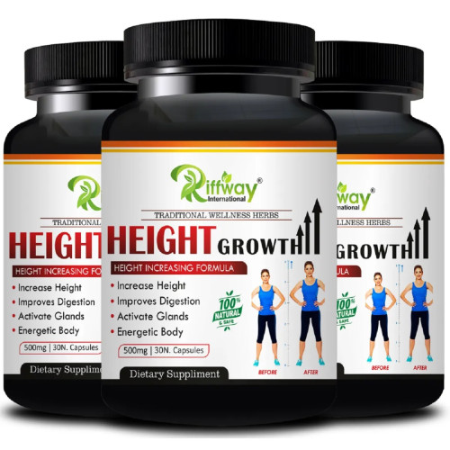 Riffway Height Growth (30 Capsules, Pack of 3)