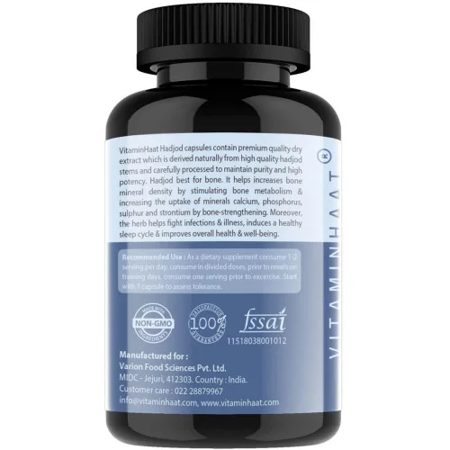 Vitaminhaat Hadjod Cissus Quadrangularis (60 Capsules)