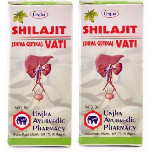 Unjha Shilajeet Vati (200 Tablets, Pack of 2)