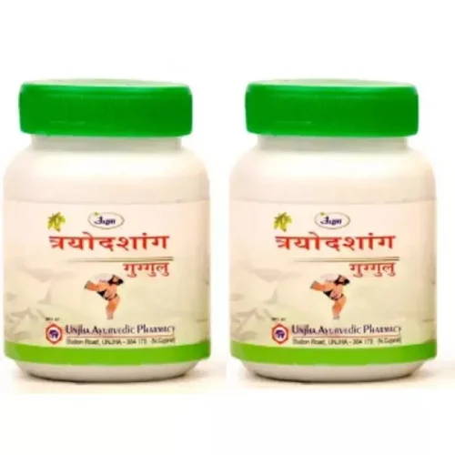 Unjha Trayodashang Guggulu (60 Tablets, Pack of 2)
