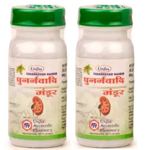 Unjha Punarnavadi Mandur (40 Tablets, Pack of 2)