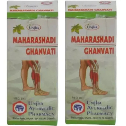 Unjha Maharasnadi Ghan Vati (40 Tablets, Pack of 2)