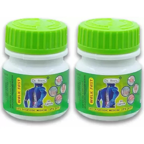 Dr Biswas Walk Fast (30 Capsules, Pack of 2)