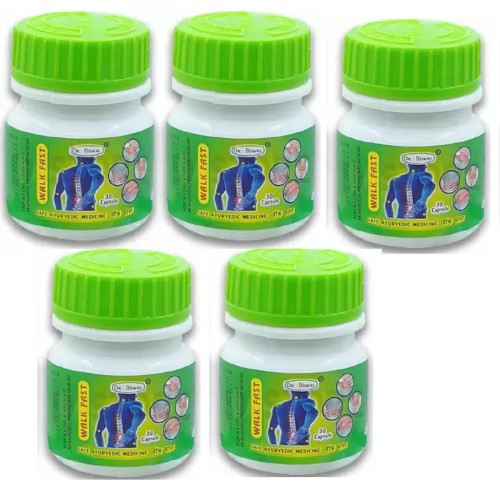 Dr Biswas Walk Fast (30 Capsules, Pack of 5)