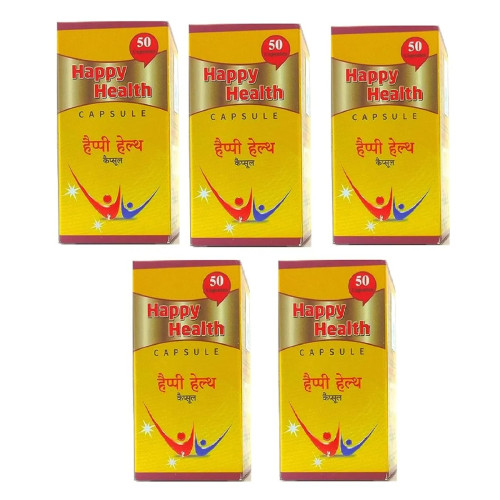 Dr Biswas Happy Health (50 Capsules, Pack of 5)