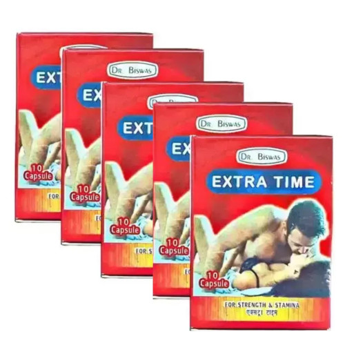 Dr Biswas Extra Time (10 Capsules, Pack of 5)