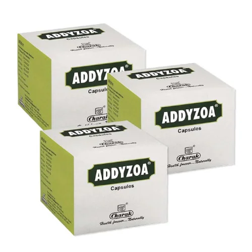 Charak Addyzoa  Capsules (20 Capsules, Pack of 3)