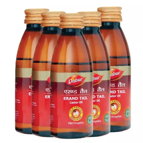 Dabur Erand Tail (Castor Oil) (100ml, Pack of 5)