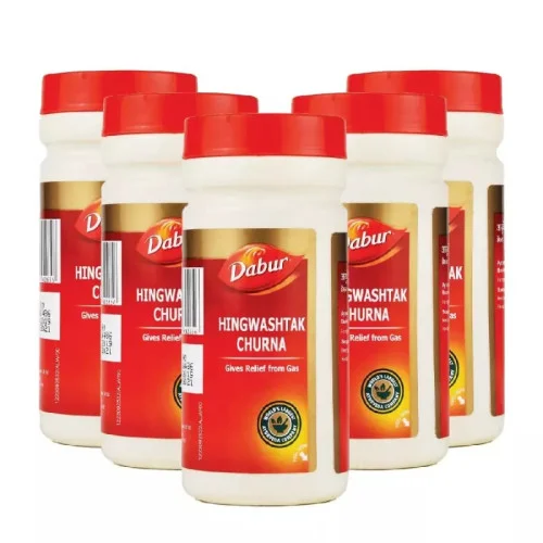 Dabur Hingwashtak Churna (60g, Pack of 5)