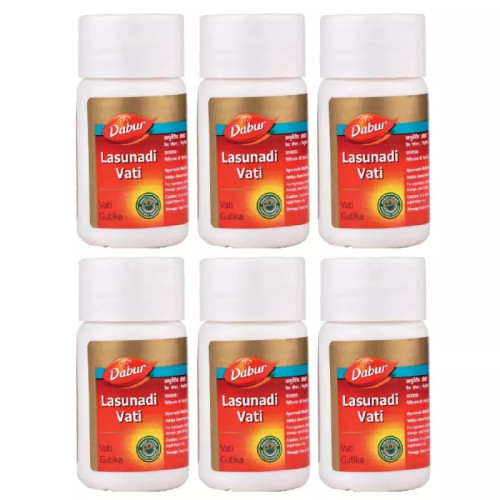 Dabur Lasunadi Vati (40 Tablets, Pack of 6)
