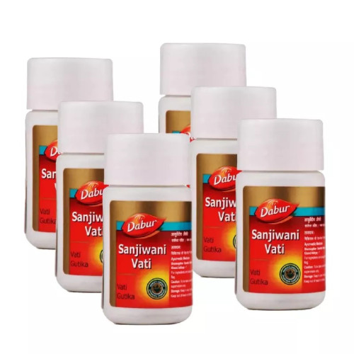 Dabur Sanjiwani Vati (40 Tablets, Pack of 6)