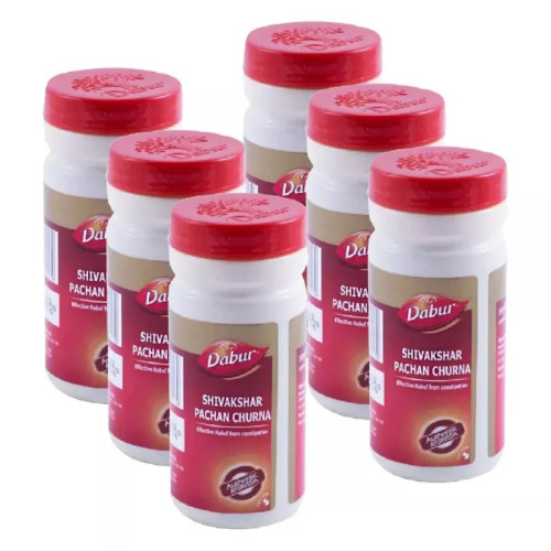 Dabur Shivakshar Pachan Churna (60g, Pack of 6)