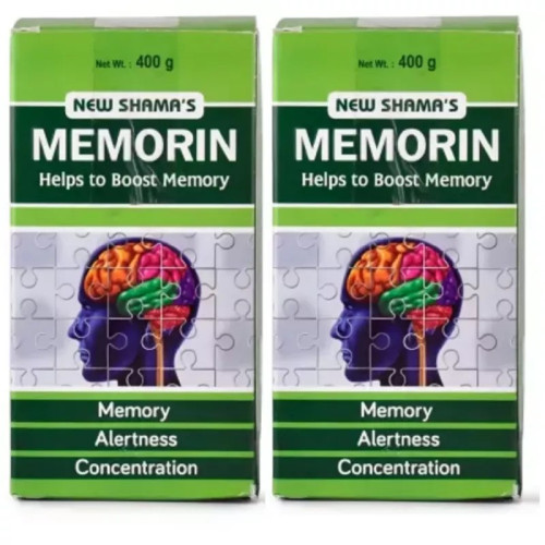 New Shama Memorin (400 Tablets, Pack of 2)