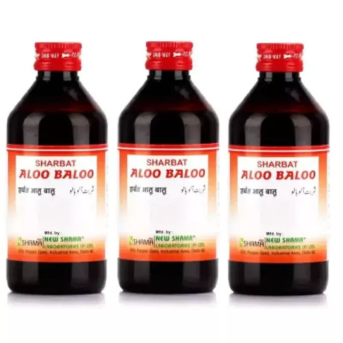 New Shama Sharbat Aaloo Baloo (200ml, Pack of 3)
