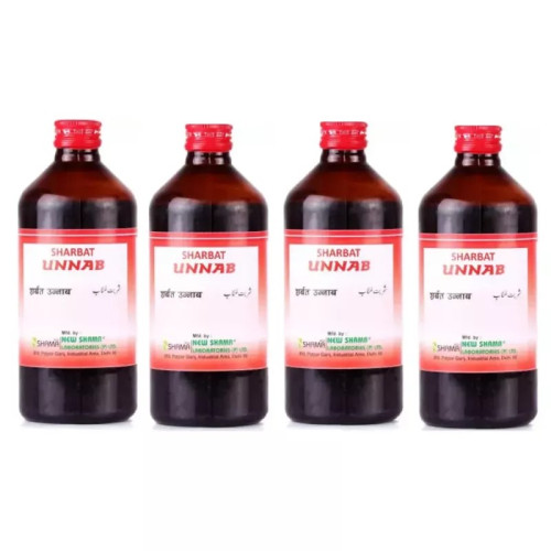 New Shama Sharbat Unnab (200ml, Pack of 4)