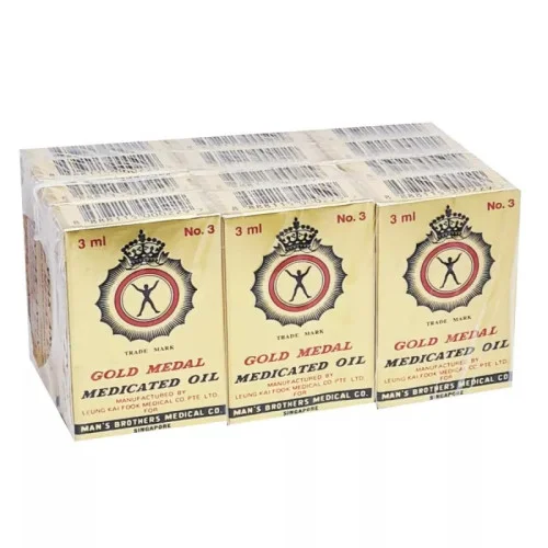 Gold Medal Medicated Oil (3ml, Pack of 12)
