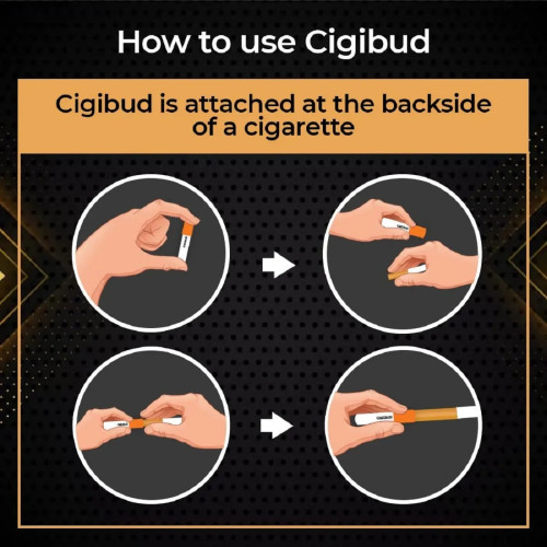 Cigibud Nanoclean Filters Helps to Quit Smoking (30 pcs) (80g)