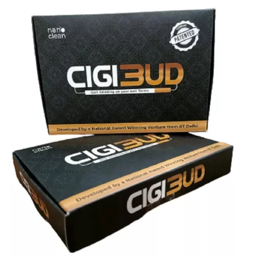 Cigibud Nanoclean Filters Helps to Quit Smoking (60 pcs) (80g, Pack of 2)