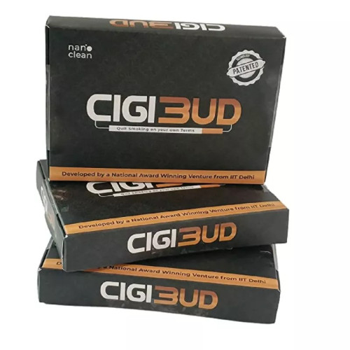 Cigibud Nanoclean Filters Helps to Quit Smoking (90 pcs) (80g, Pack of 3)