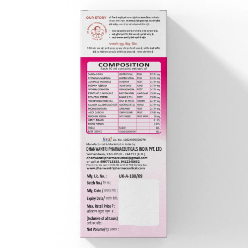 Dhanwantri Pharmaceuticals Sundri Sudha Sugar Free (380ml)