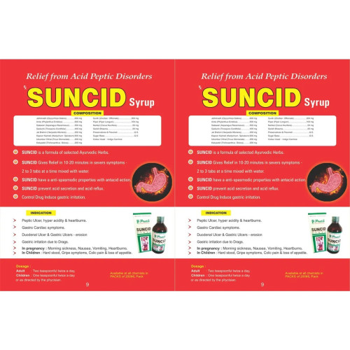 Pratik Nutraceuticals Suncid Syrup (200ml)