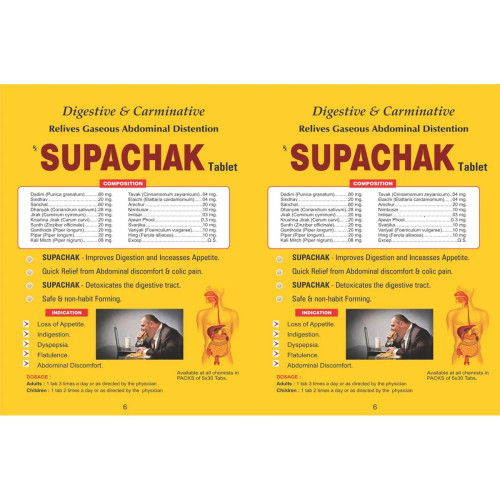 Pratik Nutraceuticals Supachak  Tablet (150 Tablets)