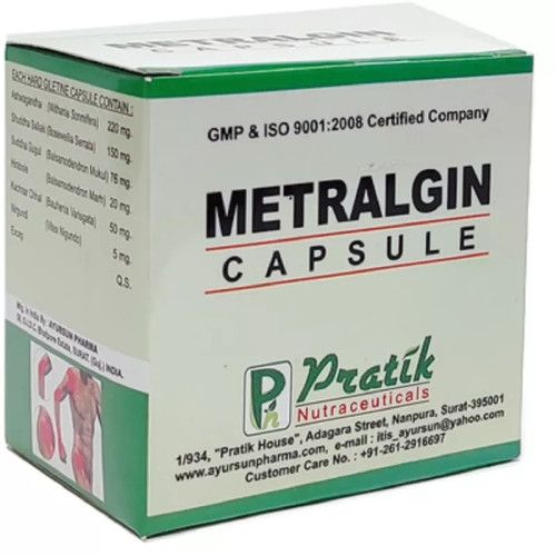 Pratik Nutraceuticals Metralgin  Capsulesule (100 Capsules)