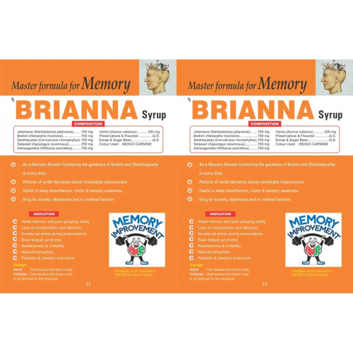 Pratik Nutraceuticals Brianna Syrup (200ml)