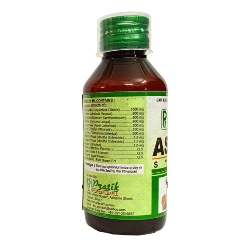 Pratik Nutraceuticals Ascof Syrup (100ml)