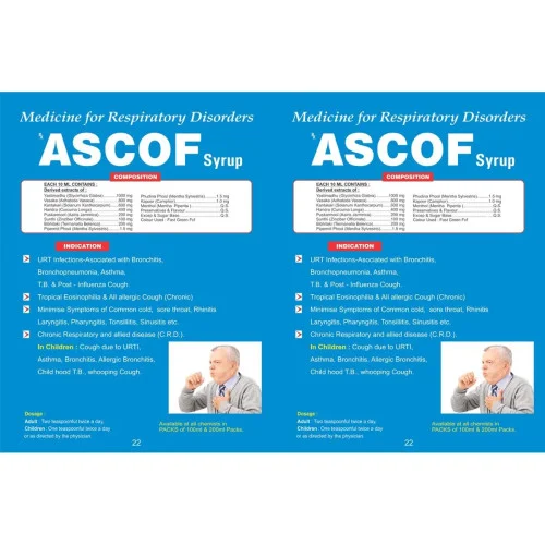 Pratik Nutraceuticals Ascof  Tablet (150 Tablets)