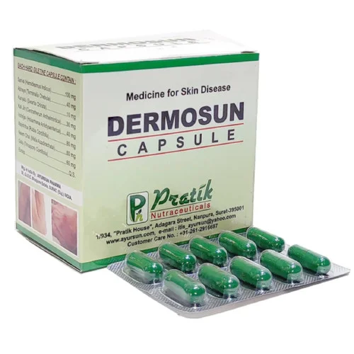 Pratik Nutraceuticals Dermosun  Capsulesule (100 Capsules)