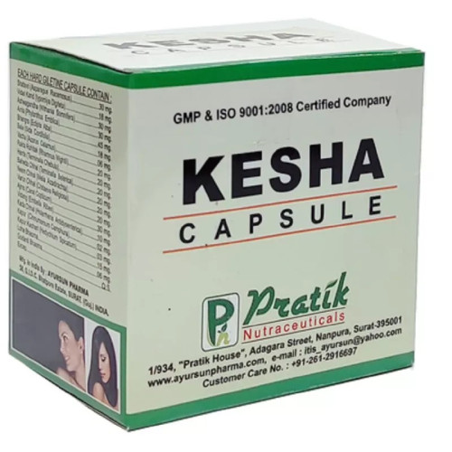 Pratik Nutraceuticals Kesha  Capsulesule (100 Capsules)
