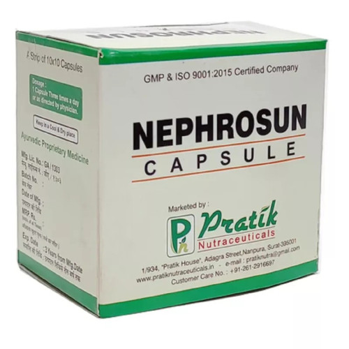 Pratik Nutraceuticals Nephrosun  Capsulesule (100 Capsules)