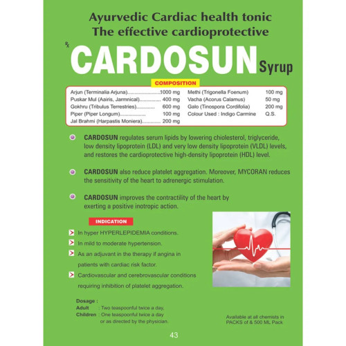 Pratik Nutraceuticals Cardosun Syrup (500ml)