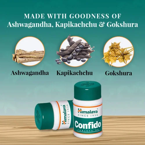 Himalaya Confido  Tablets (60 Tablets, Pack of 3)