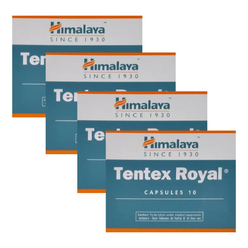 Himalaya Tentex Royal  Capsulesule (10 Capsules, Pack of 4)