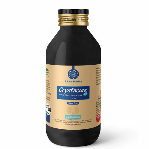 Solace Holistics Crystacure Sugar Free Kidney Stone Remover Syrup (225ml)