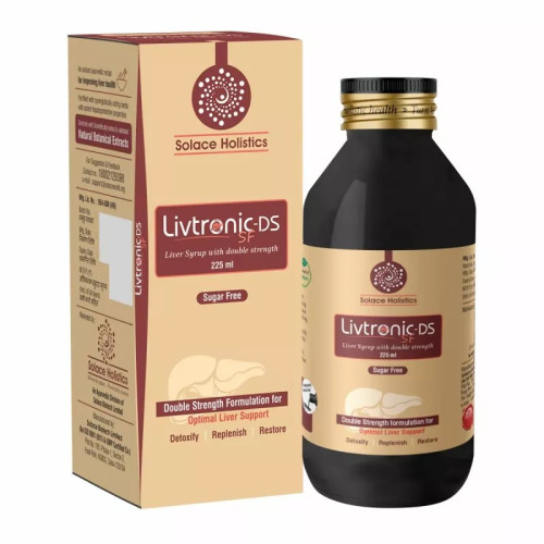 Solace Holistics Livtronic Double Strength Suger Free Liver Syrup (225ml)