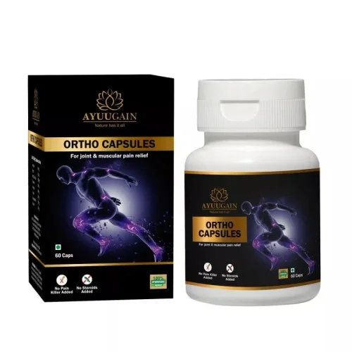 Ayuugain Ortho  Capsules for All Type of Joint and Muscle Pain (60cap)