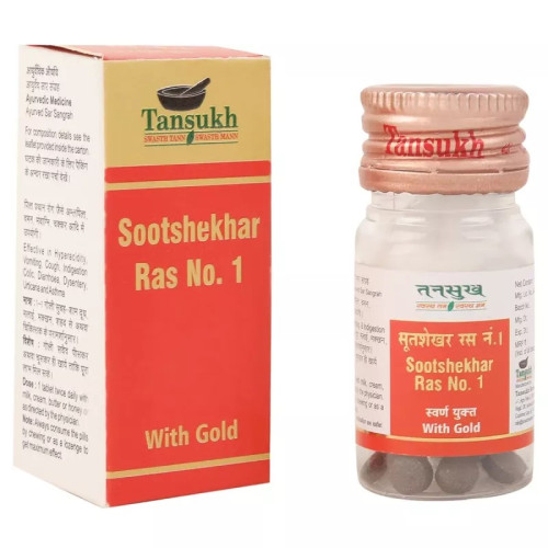 Tansukh Sootshekhar Ras No. 1 (With Gold) (10 Tablets)
