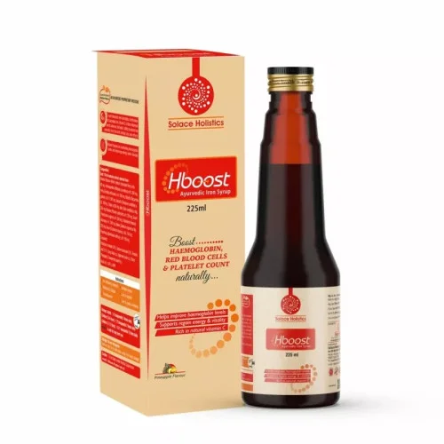 Solace Holistics Hboost Ayurvedic Iron Syrup (225ml)