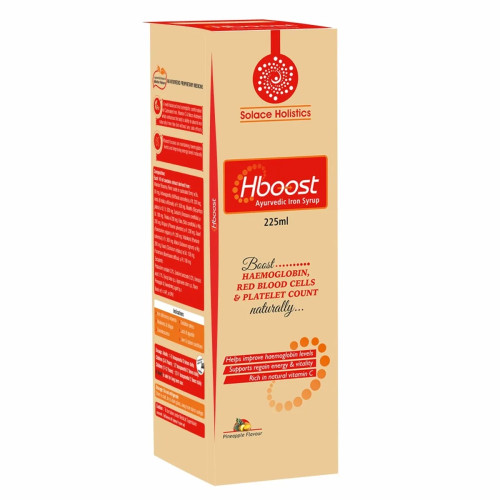 Solace Holistics Hboost Ayurvedic Iron Syrup (225ml)