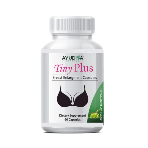 Ayudiva Herbals Tiny Plus  Capsules + Tiny Plus Cream (60cap + 50g Cream) (1Pack)