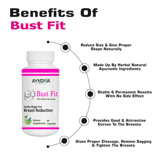 Ayudiva Herbals Bust Fit  Capsules (60 Capsules)